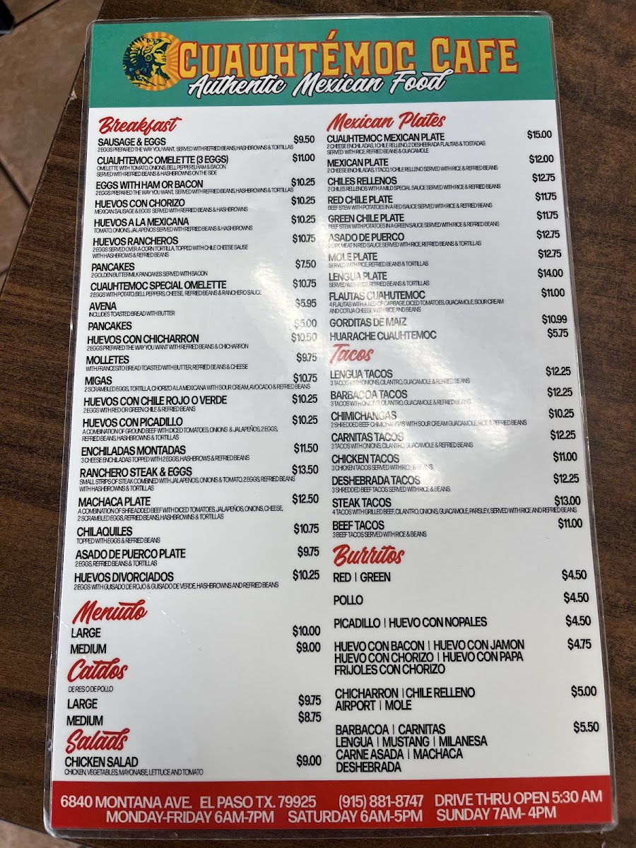 Menu Cuauhtemoc Cafe-2