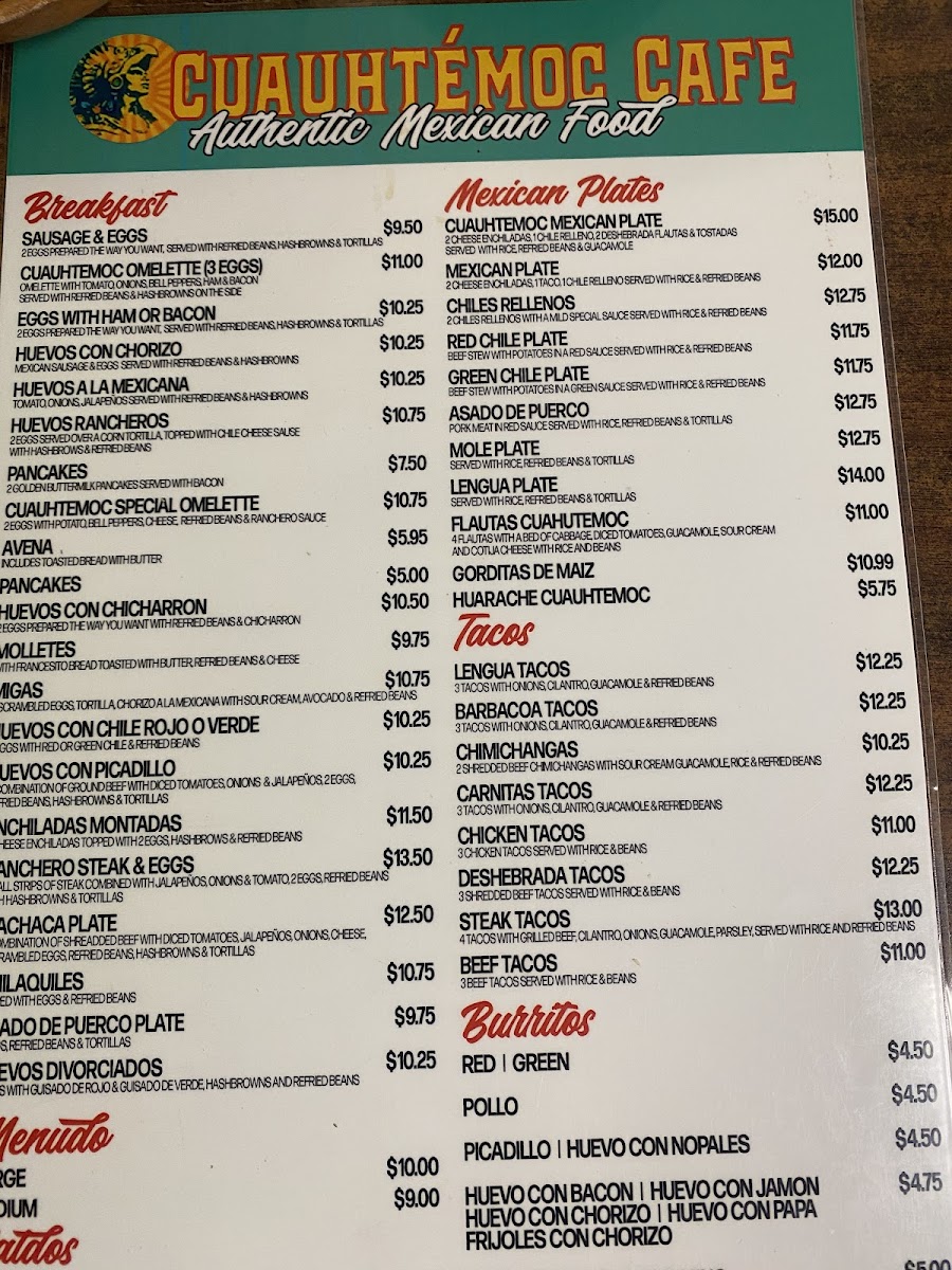 Menu Cuauhtemoc Cafe-3
